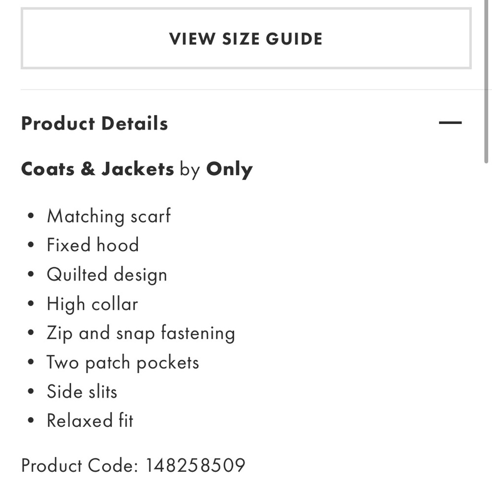 ASOS quilted longline puffer coat in stone - Picture 6 of 7